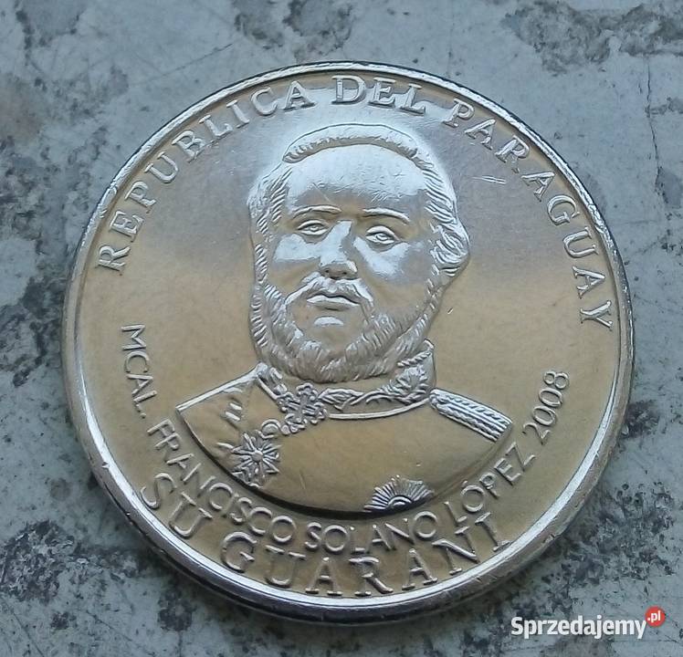 PARAGWAJ 1 MIL GUARANIES2008 r ŁADNA Legionowo