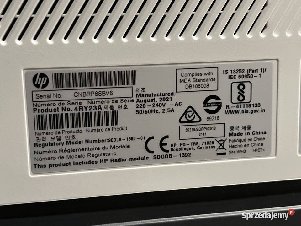 DRUKARKA HP Neverstop 1000w mazowieckie