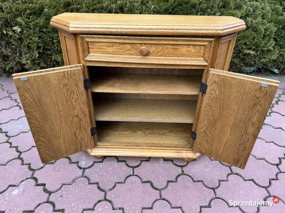 Szafka wąska stylowa dębowa komoda płytka Pozostałe Garwolin sprzedam