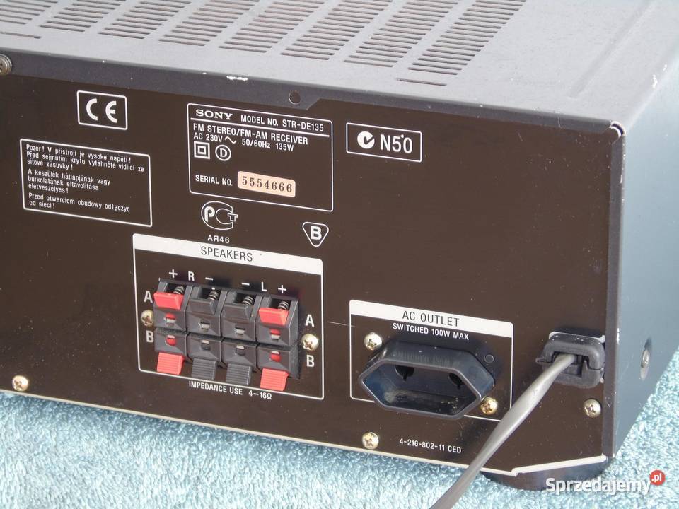 Wzmacniacz z radiem Sony STRDE135 RDS sprawny i Jasło