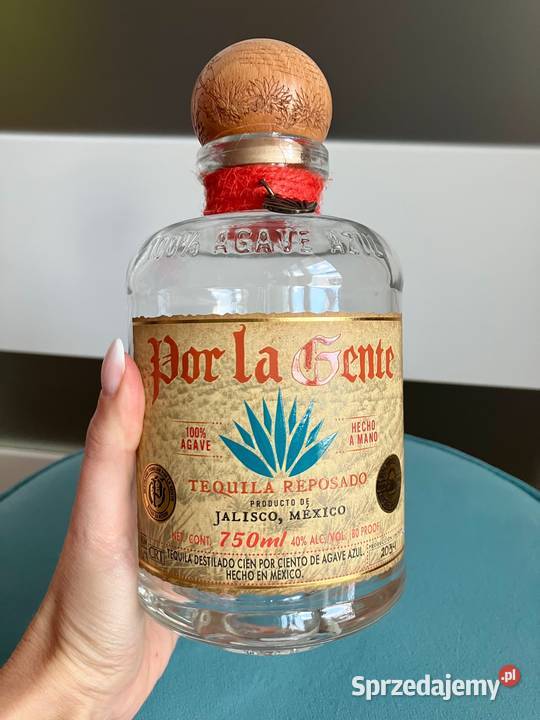 Butelka Tequila Mexico kolekcjonerów Por La Nisko