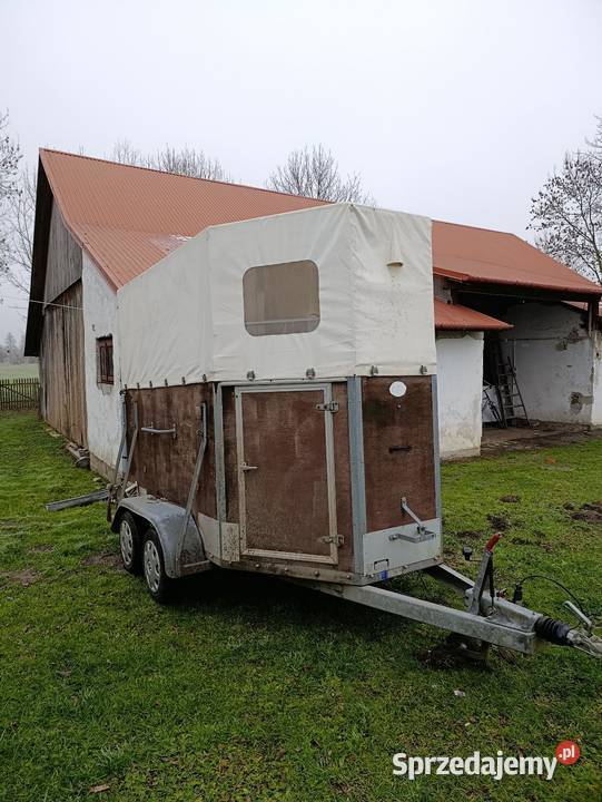 Przyczepa do przewozu koni zwierząt Suchy Grunt