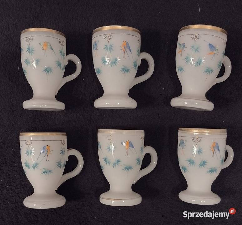 zestaw do ponczu Napoleon III zabytek XIX XX