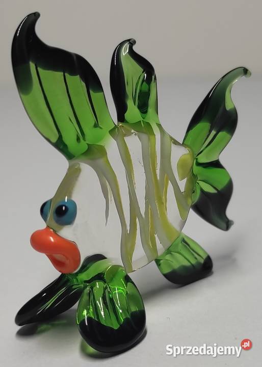Szklana ryba ze szkła kolorowa szkło artystyczne Figurki i rzeźby Warszawa