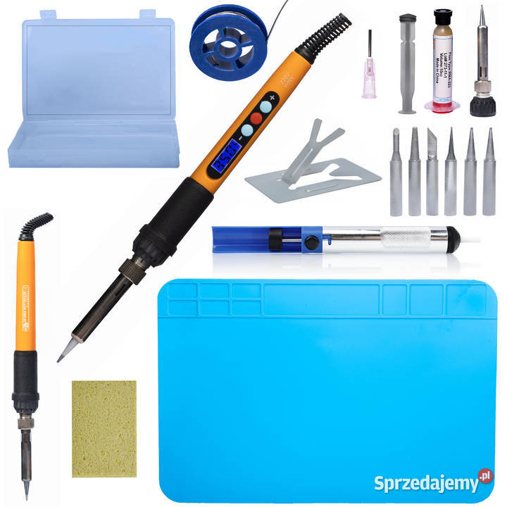Zestaw Narzędzi Lutowniczych 17w1 Lutownica 60W Ludźmierz
