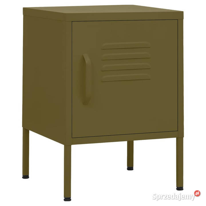 Szafka nocna oliwkowa 35x35x51 stalowa WM336207 Warszawa