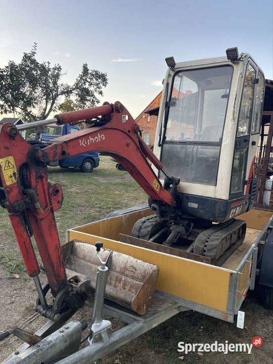 Minikoparka Kubota Kx 363 szybkozłącze 3 łyżki sprzedam