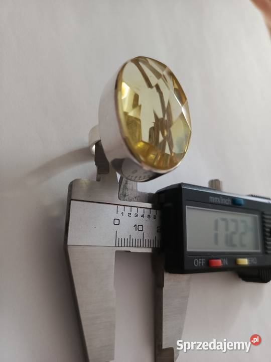 Pierścionek Bursztyn Super srebro Białystok