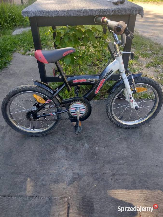 rowerek dziecięcy koła 16 stalowa dolnośląskie Strzegom