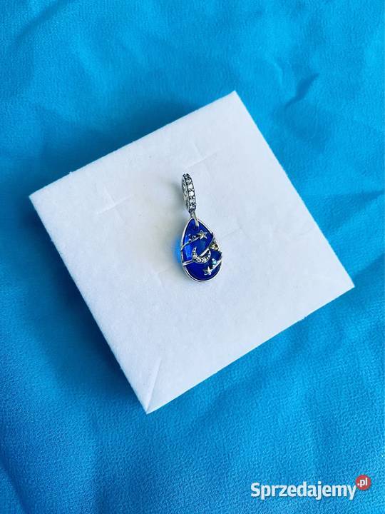 nowa unikatowa zawieszka charms beads kosmiczna srebro