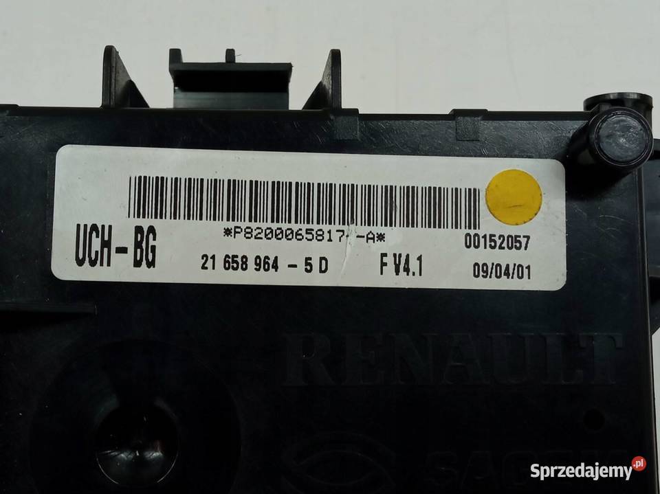 MODUŁ 8200065817A UCHBG Renault Clio II 19982012 Rok produkcji 2001