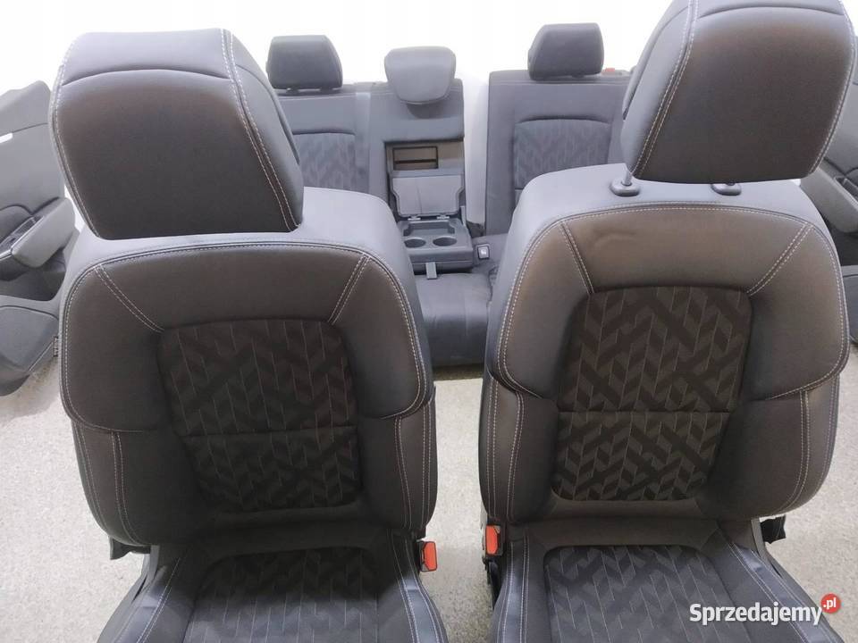 FOTELE KANAPA BOCZKI PÓŁSKÓRA SEDAN KOMPLET