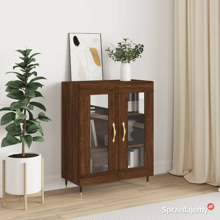 Szafka brązowy dąb 695x34x90 materiał Warszawa