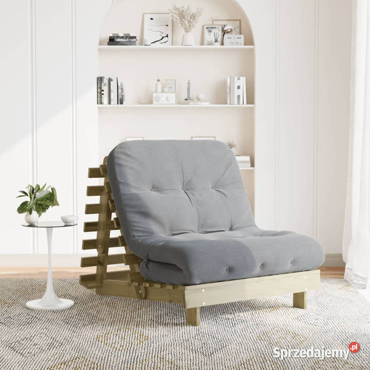 Sofa rozkładana futon z materacem 90x206x11 Warszawa
