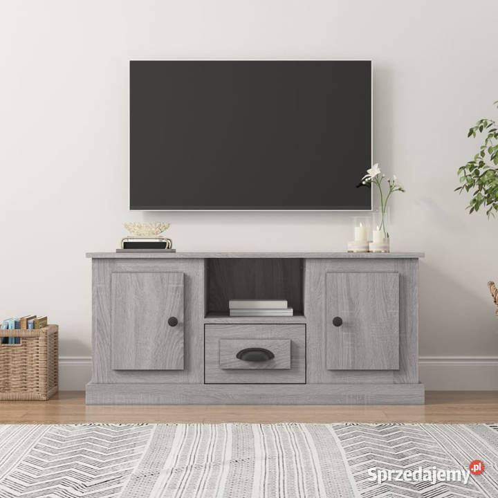 Szafka pod TV szary dąb sonoma 100x355x45 Warszawa sprzedam