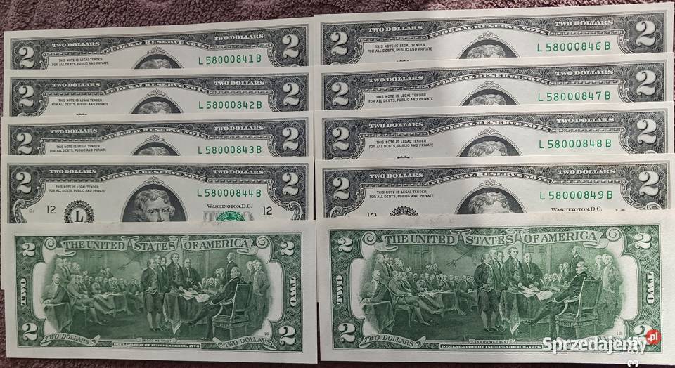 10 x 2 USA 2017 rT JeffersonSan FranciskoLSeriaA Konin sprzedam