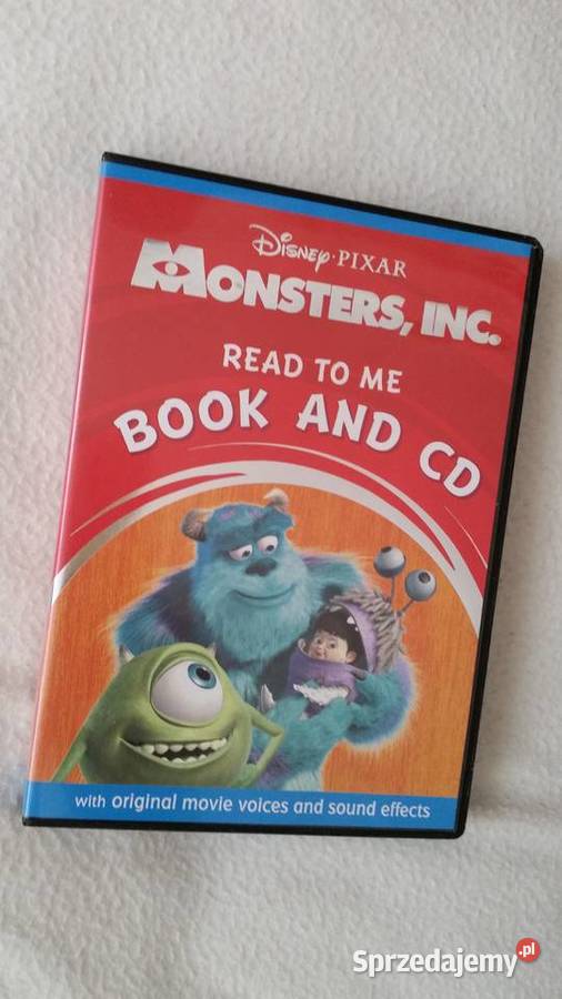 MONSTERS INC READ TO ME Book and CD English Kultura i Rozrywka Puławy