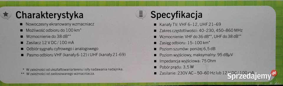 Antena HN17K do odbioru DVBT2