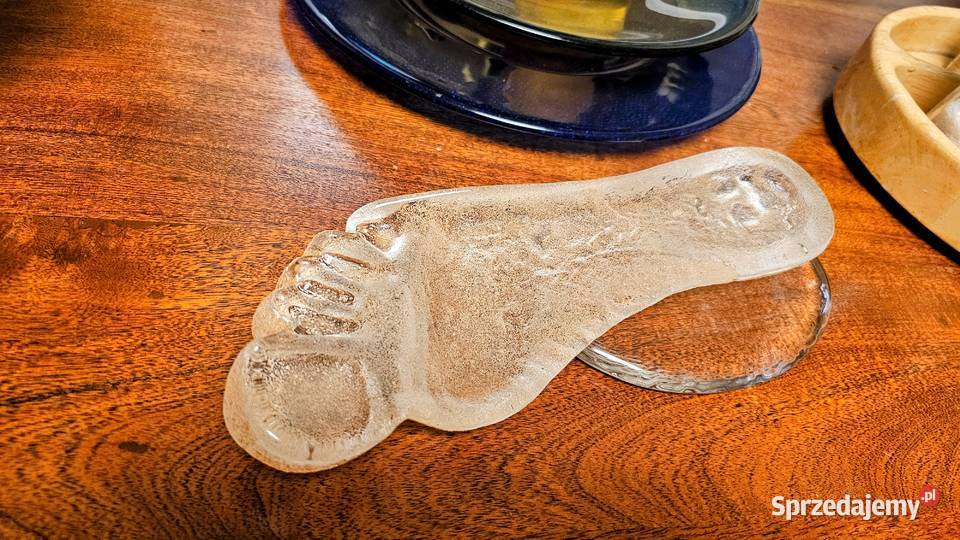 Ireneusz Kiziński unikalna szklana stopa z Wrocław