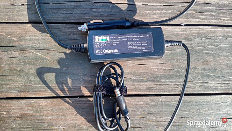 Zasilacz samochodowy 1224V 90W do laptopa DELL Dell Żabno