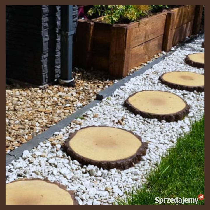 Plaster pnia betonowe drewno na chodnik ścieżkę małopolskie Kraków