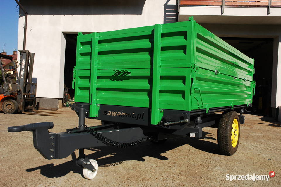 Przyczepa rolnicza kiper mini traktor nieuszkodzony