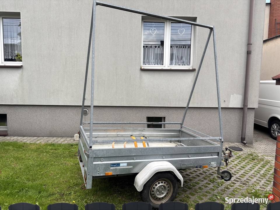Przyczepka lekka thule baner reklama na kółkach Mikołów