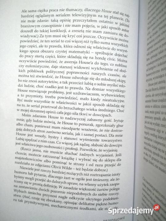 DR HOUSE OFICJALNY PRZEWODNIK SERIALU Ian Gorzów Wielkopolski sprzedam