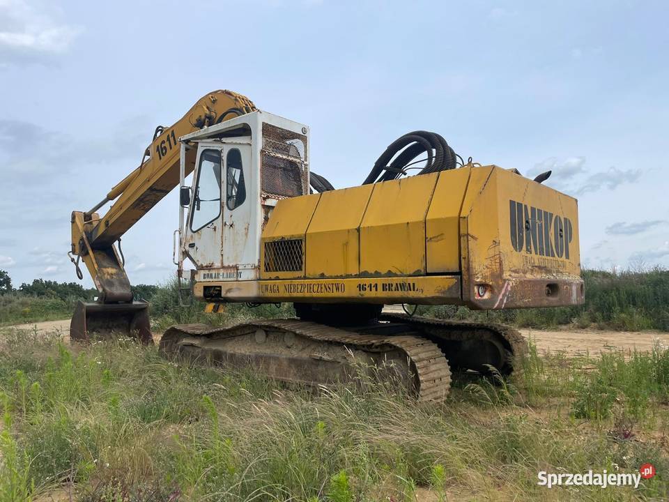 Koparka Brawal Unikop Polska 2000 waga 36 ton Gąsiennice Opole