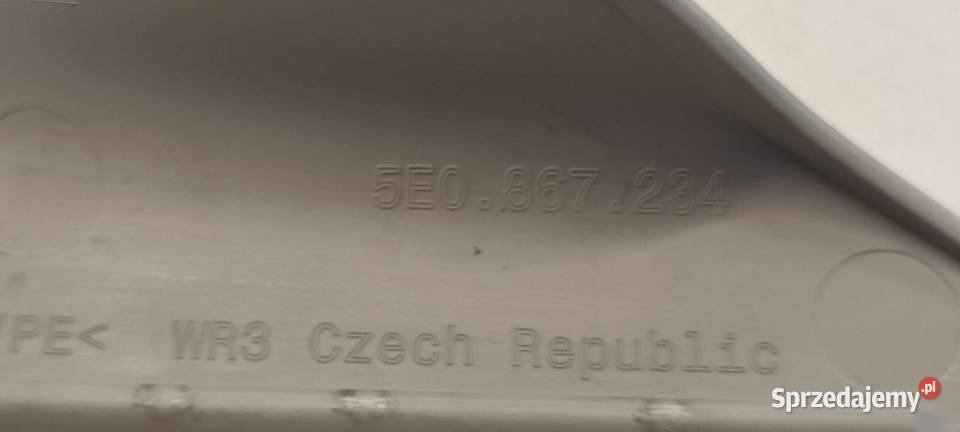 SKODA OCTAVIA III OSŁONA SŁUPKA PRAWA 5E0867234 sprzedam