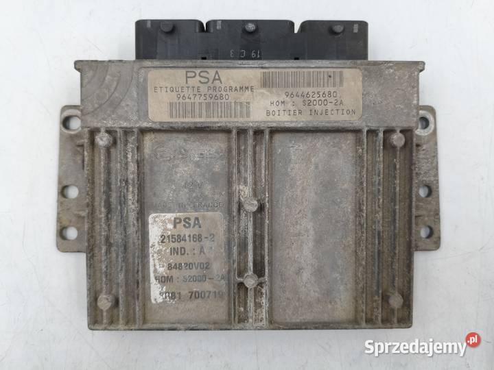 Sterownik Silnika Peugeot 206 14 8v KFW osobowe mazowieckie Wyszków