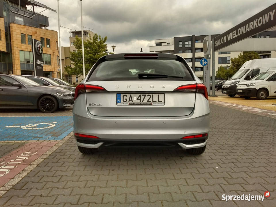 koda Scala 10 TSI 115 czujniki parkowania led Tychy