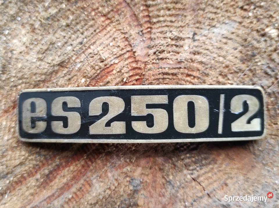 MZ es 2502 oryginał emblemat znaczek na błotnik Kalisz