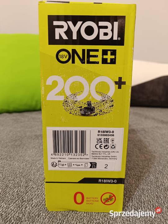 RYOBI akumulatorowy klucz udarowy R18IW3 18V mazowieckie Pruszków