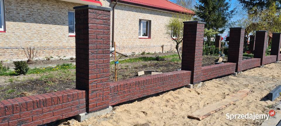 ala klinkier imitacja klinkieru ogrodzenie Lubin sprzedam