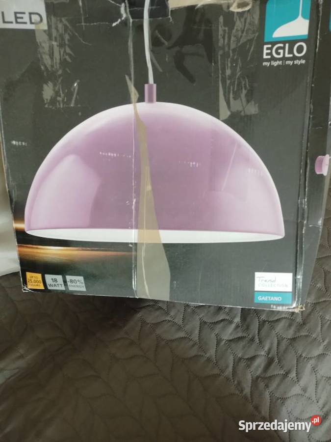 Eglo lampa nowa fioletowa Warszawa
