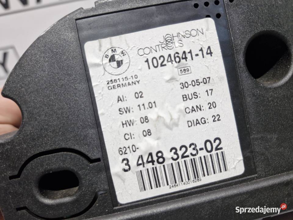 BMW X3 E83 LICZNIK ZEGARY EUROPA ORYGINAŁ