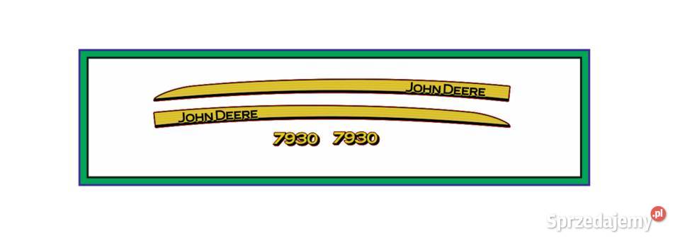 Naklejki na maskę Traktor Ciagnik John Deere mazowieckie Ciechanów sprzedam