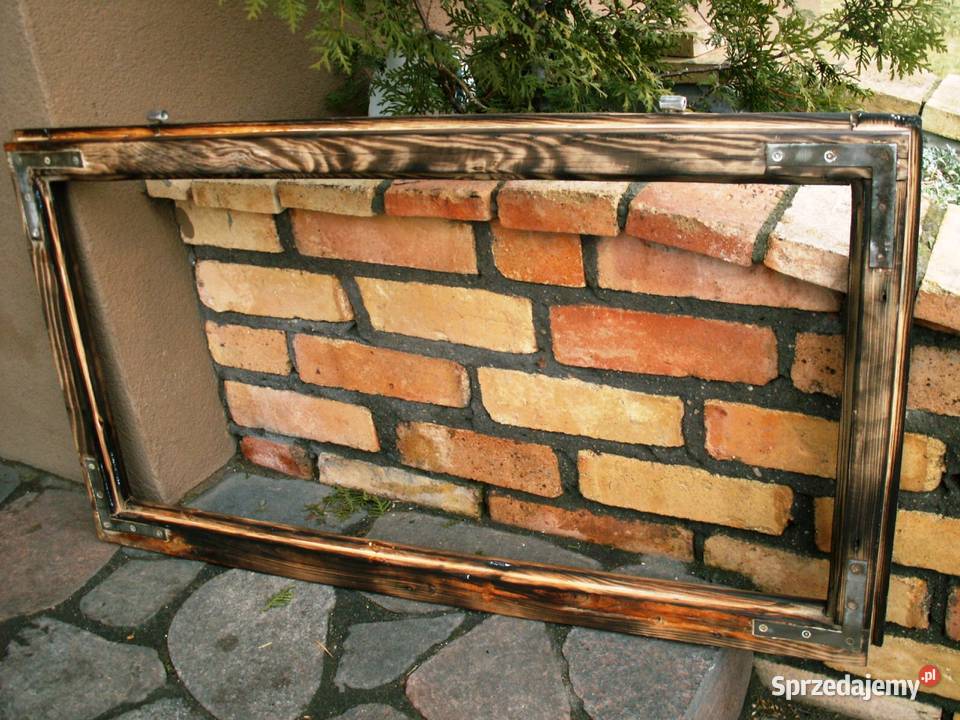 Okno rama loft na lustro aranżację zdjęcie 51x94 Ełk sprzedam