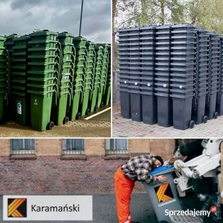 używane pojemniki na odpady 120 L 140 240 L 660 Tarnów sprzedam