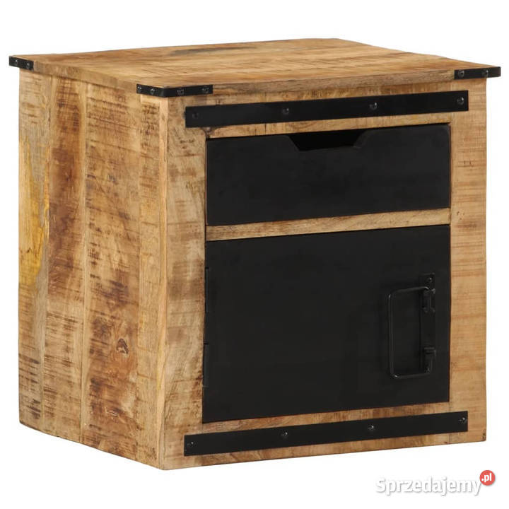 Szafka nocna 45x40x45 lite drewno mango WM358915 Nocne mazowieckie Warszawa