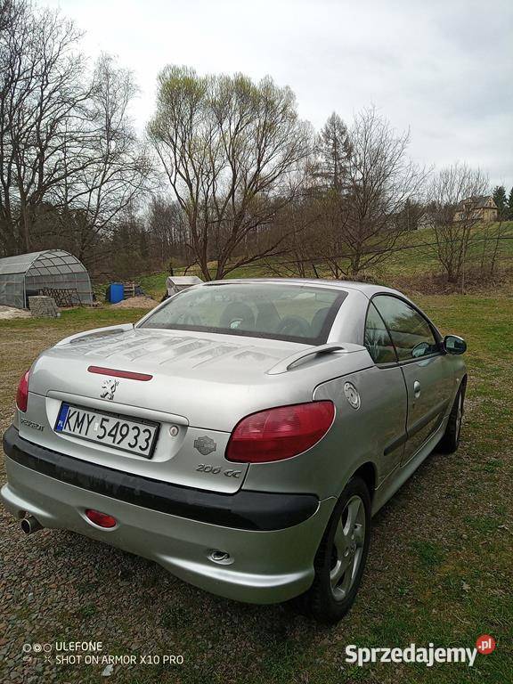 Peugeot 206CC bez korozji 212 kabriolet benzyna Głogoczów