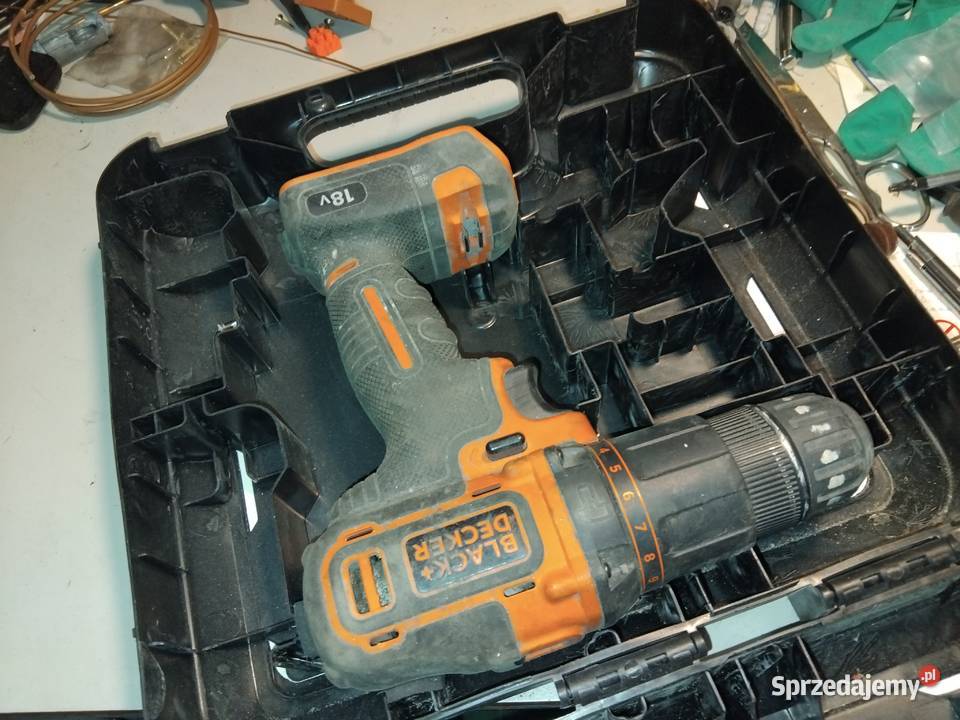 black decker wkrętarka udar body 18v Wiertarki i wkrętarki Adamin