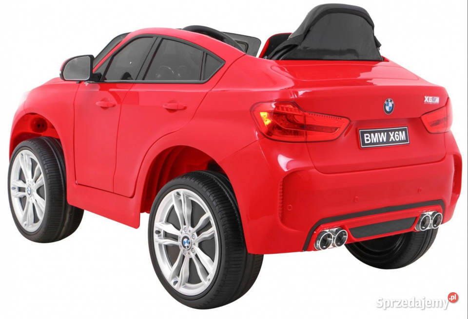 Auto na akumulator BMW X6M czerwone EVA 2x45W Warszawa sprzedam