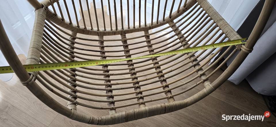 Ratanowy fotel wiszący Lębork sprzedam