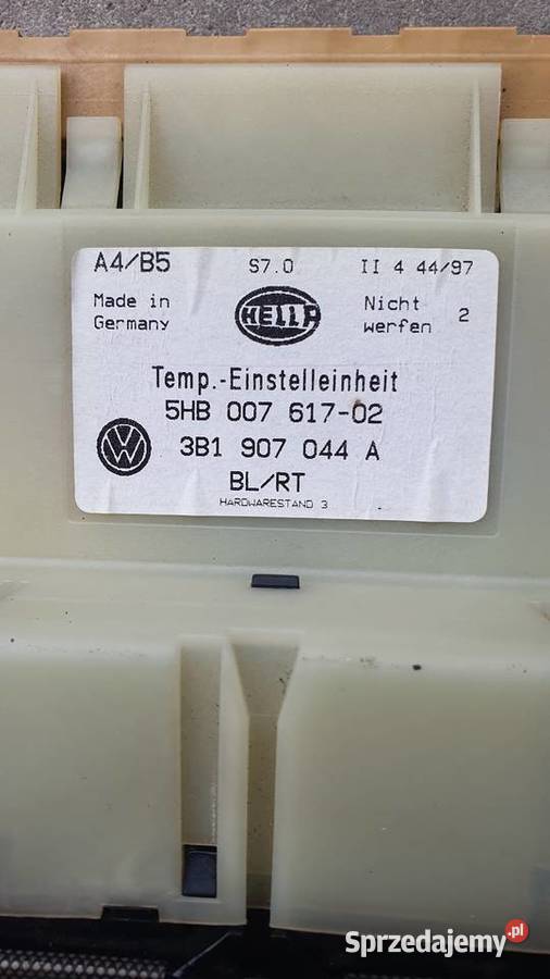 passat b5 panel klimatronik poduszka Kiełczewice Dolne