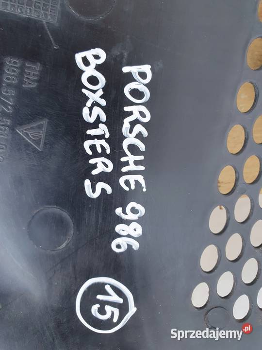 Porsche Boxster 986 OSŁONA PODSZYBIA lewa przód