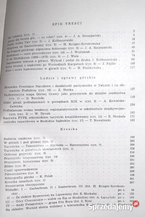 G Wierchy 1976 rocznik 45 geografia, geologia, turystyka Warszawa