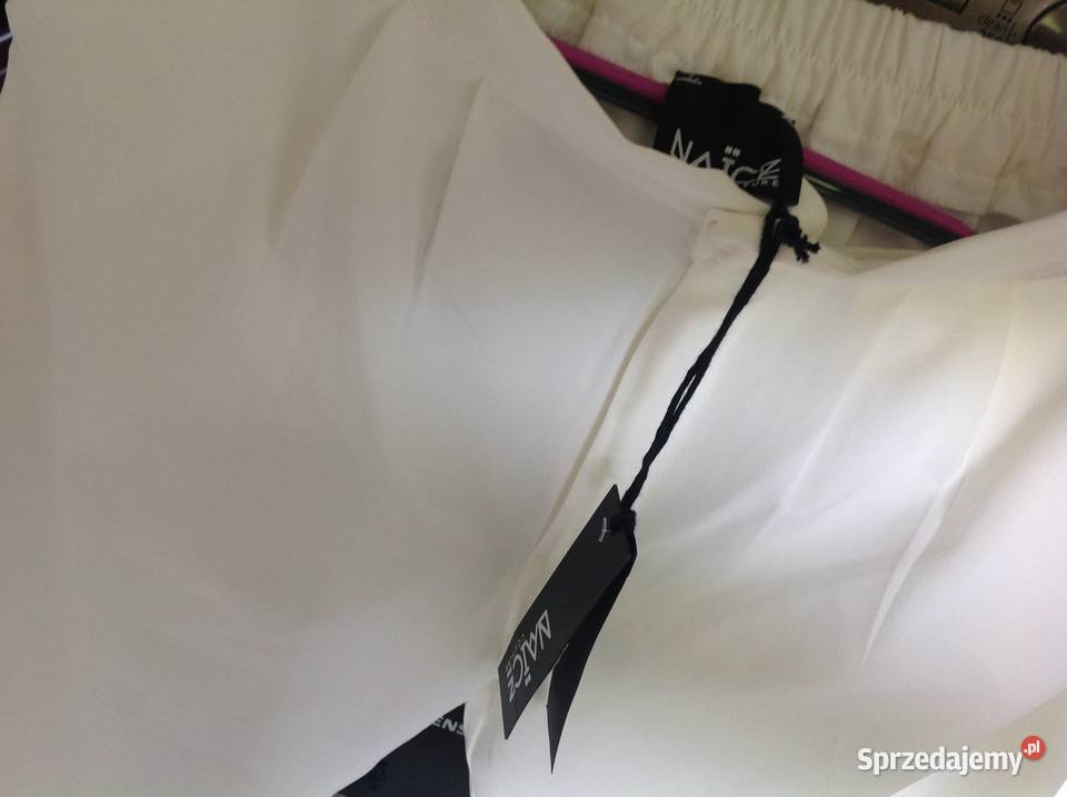 Spodnie Białe damskie NAICE COUTURE r SM nowe Nowa Sól