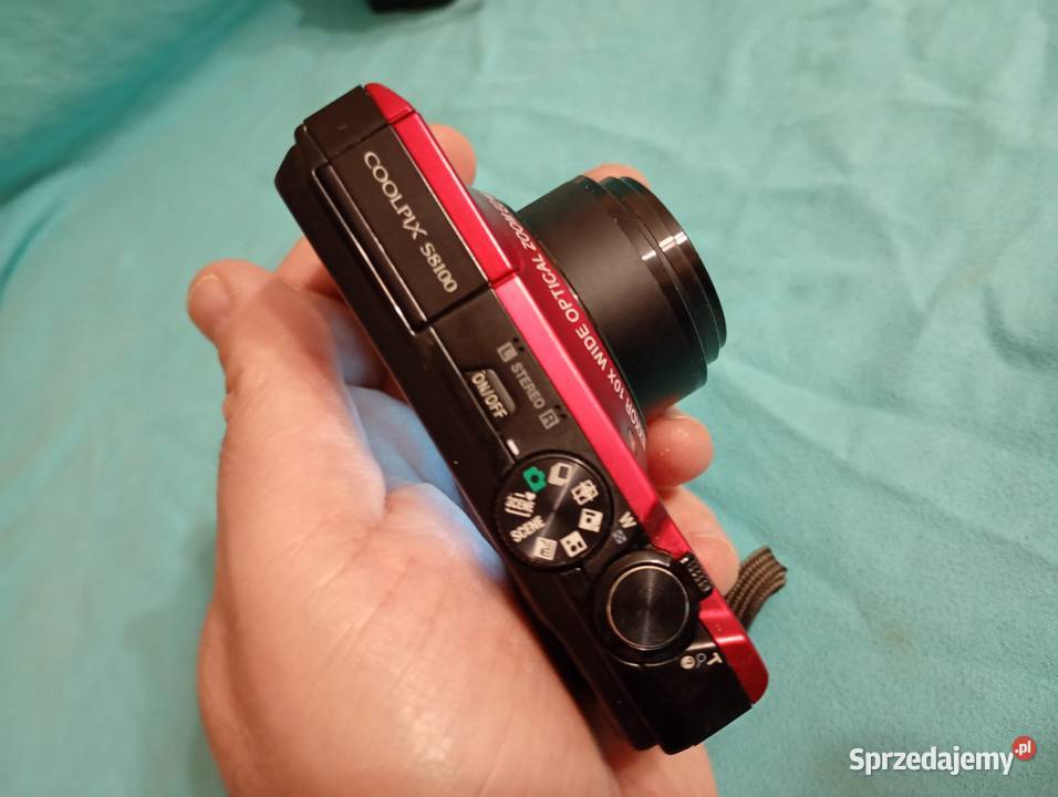 Świetna cyfrówka Nikon Coolpix S8100 Bordowe Katowice